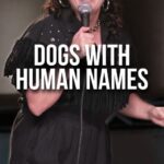 Steph Tolev Instagram - “Dogs with Human Names” 🎤: @stephtolev | Check out Steph’s full vest—L1nk in b1o! Your soap is a joke! Upgrade your personal care with @drsquatch #donttellcomedy #stephtolev #standupcomedy #comedy #doglover #dogsofinstagram #adoptdontshop