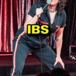 Steph Tolev Instagram - Why I wear only jumpsuits with IBS I’ll never understand! Come see me next weekend in AUSTIN @creekandcave , I’ll try not to 💩on stage!!! #ibs #ibsawareness #standup #jumpsuit #jumpsuits #running #standupcomedy #jokes #jogging #helpme #comedy #comedyclub #austin #austincomedy