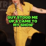 Steph Tolev Instagram - Before you ask NO, this was not a plant!! But boy did it feel good to bring up. Don’t stand me up and come to MY SHOWS!! #standup #standupcomedy #fail #stoodup #tinder #onlinedating #bigmistake #oops #feltgood #sorrynotsorry #byefelicia #crowdwork #frontrow #embarassing #tindernightmares #tinderfail