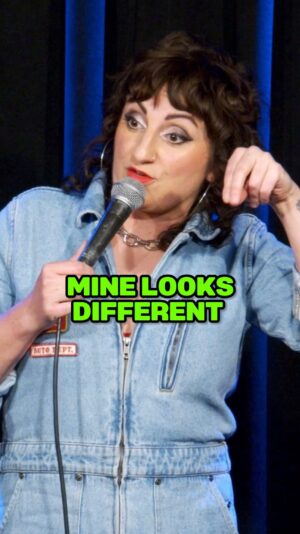 Steph Tolev Instagram - How dare @audreystewisart shame mine for looking different!!!! Come see FILTH live in NYC April 24th @lprnyc #standup #crowdwork #nyc #newyork #standupcomedy #filth #bahmi #hotdog #shame #standupcomedian #newyorkcomedy #gross #funnyreels #fortheladies