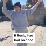 Steph Tolev Instagram - It hurts to fall down that many steps. Come see me live in PHILLY this Sunday April 21st @punchlinephilly tix almost gone #funnyvideo #funnyreels #philadelphia #philly #rocky #rockysteps #jokes #standup #standupcomedy #stupid @officialslystallone
