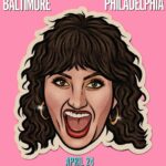 Steph Tolev Instagram - See you soon BALTIMORE, PHILLY & NYC!!!! Get tickets now cause some will be gone soon!!! Amazing art by @popoffstudio ❤️❤️❤️ #standup #standupcomedy #baltimore #philadelphia #philly #nyc #nycity #filth