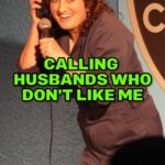 Steph Tolev Instagram - Comedy is subjective but at least give me a chance!! Kyle for sure hates me now. Watch the full video on my YouTube! #standup #crowdwork #husband #femalecomedian #winnipeg #voicemail #call #standupcomedy #fail #kyle #billburr #olddads #fart #youtube