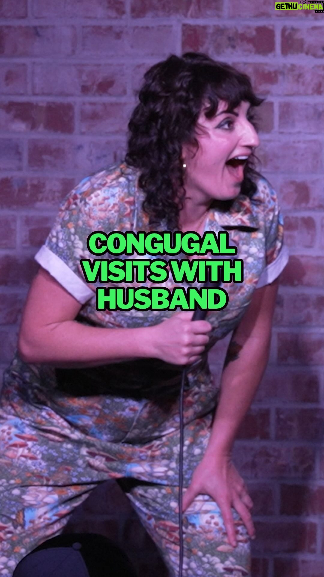 Steph Tolev - 7.7K Likes - Learned a lot about this woman and her husband who’s in prison. PLEASE watch the whole thing on my YouTube TRUST ME #standup #crowdwork #standupcomedy #insane #prison #storytime #tacoma #frontrow #comedyclub #crowdworkclip