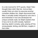 Steph Tolev Instagram - Have you listened to me on WTF yet with @marcmaron?! You should! I yap about all sorts of shit and Marc seemed to enjoy it!! #podcasts #listen #podcast #wtf #standup #standupcomedians