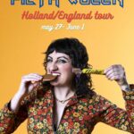 Steph Tolev Instagram - My WORD she’s bringing the filth across the pond! Holland and England you better have those deep fried foods and brown sauces ready for me!! May 27-June 1 all tickets in the link in my bio!! 📸by @mattmisiscostudios #holland #england #standup #standupcomedy #filth #tour #letsgo