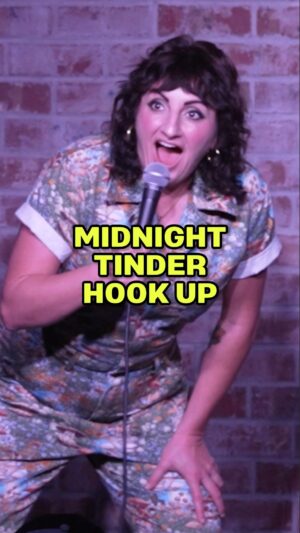 Steph Tolev Instagram - I cannot believe people are inviting STRANGERS OVER at midnight!!!! IN TACOMA! #tinder #standup #crowdwork #tacoma #onlinedating #stranger #couple #couples #crazy #standupcomedy #dating #datingtips