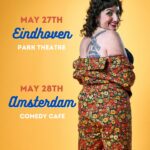 Steph Tolev Instagram - My WORD she’s bringing the filth across the pond! Holland and England you better have those deep fried foods and brown sauces ready for me!! May 27-June 1 all tickets in the link in my bio!! 📸by @mattmisiscostudios #holland #england #standup #standupcomedy #filth #tour #letsgo
