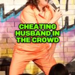 Steph Tolev Instagram - This wife was WAITING to bring this up at a show and I was ready for it!! Whole clip on my YouTube #standup #standupcomedy #crowdwork #cheater #cheated #yikes #calgary #alberta #marriedlife #marriedcouple #stillmarried #wow #thenerve