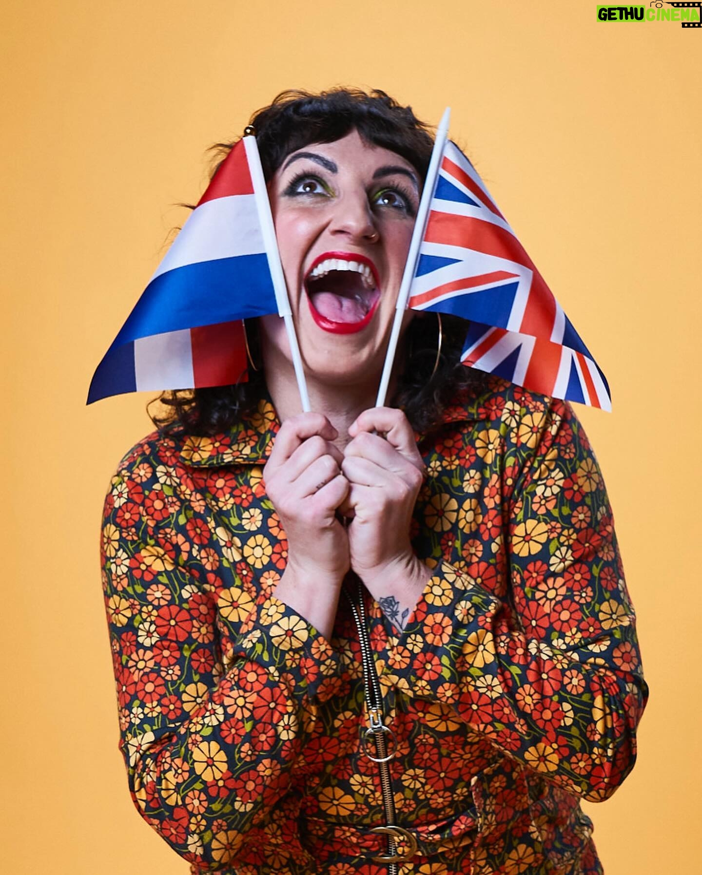 Steph Tolev Instagram - My WORD she’s bringing the filth across the pond! Holland and England you better have those deep fried foods and brown sauces ready for me!! May 27-June 1 all tickets in the link in my bio!! 📸by @mattmisiscostudios #holland #england #standup #standupcomedy #filth #tour #letsgo