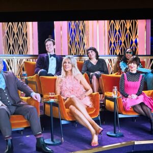 Steph Tolev Instagram - I’m on season 3 of @hacks and got to play MYSELF! Such an incredible show and cast and had the time of my life roasting Deborah Vance! Check out every single episode of this show if you haven’t yet!! #hacks #tv #hbo #hbomax #roast