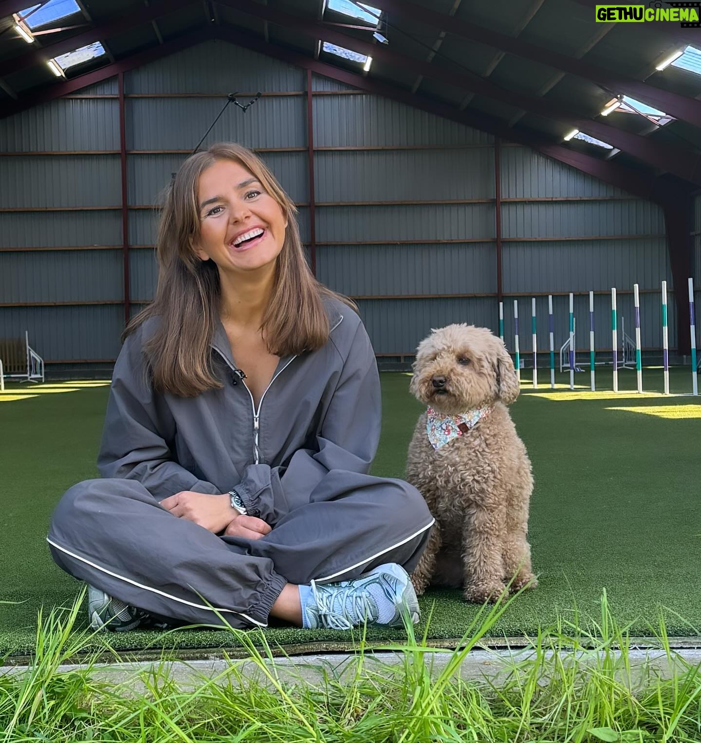 Stephania Potalivo Instagram - Idag gæstede to meget store personligheder Alle mod 1 🧡 Glæd jer til at se deres talenter til efteråret 🐶🐶
