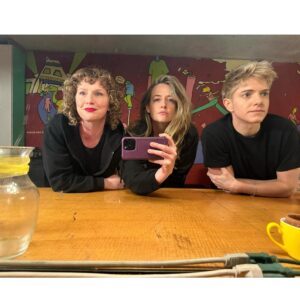 Stephanie Allynne Instagram - Alana, Me, and Mae are back at THE ELYSIAN @elysiantheater TONIGHT 🎭 8pm. we will be doing improv based on your questions so come ASK US ANYTHING 💋 truly, anything. and we will be joined by our hilarious guest @kaylalorette 🎫 ticket link in bio
