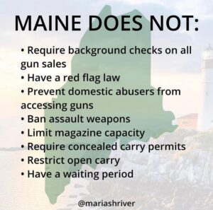 Stephanie Allynne Instagram - heartbroken for Maine. #repost @mariashriver and quoting @shannonrwatts …. in Maine, it’s harder to buy Sudafed than an AR-15