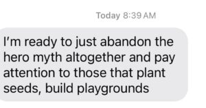 Stephanie Allynne Instagram - got a heroic text from my mom this morning. she’s had it.