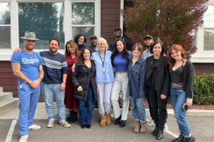 Stephanie Arcila Instagram - Season Finale tonight! 🔥 @firecountrycbs 

Gabriela has been a dream to play 🥹❤️ What a beautifully crazy year this has been. Grateful for it all! 
Slide to the end to see our incredible group of writers who make the magic we get to play with and bring to life. (Missing Barbara Friend and @tvphelan in this picture) ✨