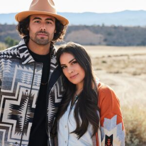 Stephanie Despain Instagram - Ain’t no LOVE like Indigenous LOVE ❤️. We thank God every day for aligning our paths. Thank you to our supportive families and community that prayed for us to find each other. i gwshe gweyen, migwéchwénma🪶✨

Photos by @kteig