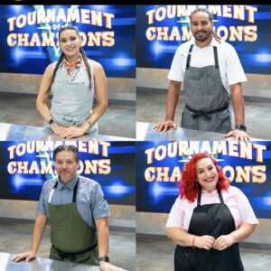 Stephanie Despain Instagram - You miss 100% of the shots you don’t take. Every miss is an opportunity to come back stronger. 💪🏽Thank you @foodnetwork  @guyfieri  for giving me a shot at Tournament of Champions! I’ll be waiting for my call back! 🤘🏽😅 .

Shout to all my new friends! You all rocked it! So proud to have been there to experience it and watch you all In Your element! ✨