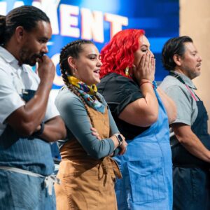 Stephanie Despain Instagram - You miss 100% of the shots you don’t take. Every miss is an opportunity to come back stronger. 💪🏽Thank you @foodnetwork  @guyfieri  for giving me a shot at Tournament of Champions! I’ll be waiting for my call back! 🤘🏽😅 .

Shout to all my new friends! You all rocked it! So proud to have been there to experience it and watch you all In Your element! ✨