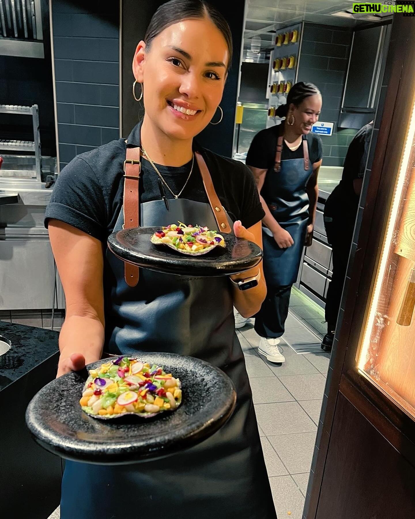 Stephanie Despain - 5.8K Likes - One of my favorite memories I’ll cherish for a lifetime is having @ashkiiloco & @itsdomdude from @indigenousenterprise fly to London to bless my Chef’s Table at uncle @gordongram restaurant in London
