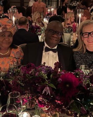 Stephanie March Instagram - What a night at #TheAlbies for The Man of the Hour. @drdenismukwege you are an astonishing human being. "Hero" isn't a big enough word. #TheAlbies #clooneyfoundationforjustice #panzifoundation #lifetimeachievementaward