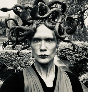Stephanie March Instagram - Don't look. #Medusa #PDX #HappyHalloween