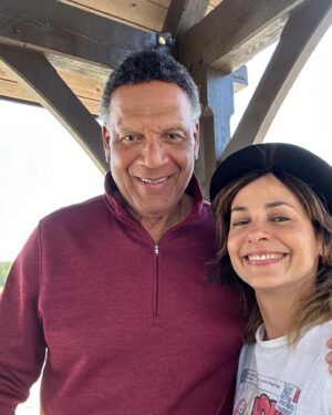 Stephanie Szostak Instagram - A little golf at the Dwight Clark memorial tournament with some cool ball players and a little South Carolina GameCocks cheering. @als @coolkidsclubhousenc #49ers #thecatch