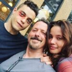 Stephanie Corneliussen Instagram - Hi Mike & Elli-bob 👋 @whoismrrobot #bts #mrrobot