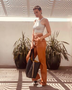 Stephanie Corneliussen Instagram - many hats… but no hair. 🤪