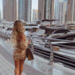 Stephanie Herela Instagram - Hairstyle perfectly done at @hairbypierredxb and a walk by the marina 🛥️🤍 wearing my #sunglasses @herela__sunglasses 🎥 filmed by my mom @maria_renee_limpias_ who is visiting #Dubai
