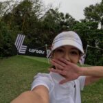 Stephanie Ho Instagram - The biggest party in golf happening this weekend here in 🇭🇰 !! Lovely to be joined by @adrian_meronk @abrahamancer at the pro-am today 💓 up close to see one of the bests at our home course 🥰🥰🥰 also so good to play in such smooth greens at the @hkgolfclub ! So excited to be here n dance my 🏌️‍♀️ off this weekend 👊👊👊 lemme know if ur coming and let’s party together!!!! Link in bio for 15% off ground passes!!! @livgolf_league
