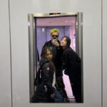 Stephanie Ho Instagram - First holiday without my family 🥶👉👈 but at least I was with my fam @missjni @derekho_ 😜❤️🇯🇵🍣🍜 feeling cute in 🧥 #commedesgarçonsgirl 👞 @miumiu #OOTD #lovemagenzslangs #dripdrip #fam
