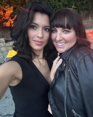 Stephanie Sigman Instagram - Congrats my friend @jessejohngarcia ! 
Gracias por invitarnos a celebrar tu nueva peli 🫶 @flamincheetosofficial