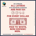 Stephanie Sigman Instagram - LATINAS are paid just 52 cents, on average, for every $1 a white man is paid, #PAGAME #LatinEqualPay day More than 50 years after the passage of the Equal Pay Act of 1963, Latinas working full-time, year-round, part-year and part-time are still facing a wage gap. Across industries and sectors, women are not paid equitably for their work. Join @mujerxsrising @equalpay2dayorg and @lclaa in calling on Congress to pass the #PaycheckFairnessAct & more rights for all workers at actionnetwork.org/petitions/latinaequalpay Link in bio. Sign the petition. Get your t shirts, make noise A las latinas se les paga, en promedio, 52 centavos por cada dólar que ganan los hombres blancos no hispanos. Aumentar el salario mínimo no se trata sólo de números; se trata de la vida de las personas. Se trata de apoyar a las mujeres trabajadoras, especialmente a las de comunidades marginadas.