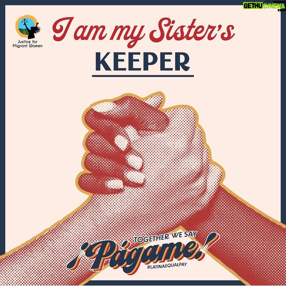 Stephanie Sigman Instagram - LATINAS are paid just 52 cents, on average, for every $1 a white man is paid, #PAGAME #LatinEqualPay day More than 50 years after the passage of the Equal Pay Act of 1963, Latinas working full-time, year-round, part-year and part-time are still facing a wage gap. Across industries and sectors, women are not paid equitably for their work. Join @mujerxsrising @equalpay2dayorg and @lclaa in calling on Congress to pass the #PaycheckFairnessAct & more rights for all workers at actionnetwork.org/petitions/latinaequalpay Link in bio. Sign the petition. Get your t shirts, make noise A las latinas se les paga, en promedio, 52 centavos por cada dólar que ganan los hombres blancos no hispanos. Aumentar el salario mínimo no se trata sólo de números; se trata de la vida de las personas. Se trata de apoyar a las mujeres trabajadoras, especialmente a las de comunidades marginadas.