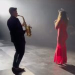 Stephanie Siriwardhana Instagram - A mesmerizing duo performance with the extraordinary voice of @stephaniesiriwardhana at the Ascot Royale Coyle Dinner dance 2023. 🎷 #binusax #stephaniesiriwardhana #altosax #michaelbuble #hiltoncolombo #ascot 🎥 :- @sue_supistar 🤍