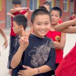 Stephanie Siriwardhana Instagram - These kids train hard, are insanely talented are super strong and completely stole my heart. 🥹🥰♥️ . 🎥 @sachka.w . #love #china #meihuaquan #meihua #family #train #strong #talented #weapons #childrenoftheworld #myheart