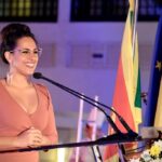 Stephanie Siriwardhana Instagram - See the world through "rose gold" coloured glasses 😋🥰 . Romanian night 🇷🇴 . #rose #gold #glasses #romania #srilanka #gig #national #day