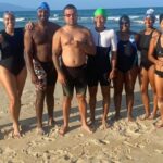 Stephanie Siriwardhana Instagram - The journey to @ironman70.3vietnam 🧜‍♀️💪🏾😅♥️ . #swim #fullmoon #waves #ironman #vietnam #team #adventure #love #swimming #happy #excited #nervous #athlete 😏