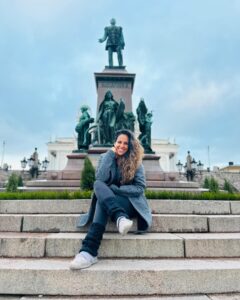 Stephanie Siriwardhana Instagram - Sending you Love from Helsinki 🇫🇮 🥰♥️ . 🗺️ - Helsinki Cathedral 📸- @madhushanka_rathnayaka