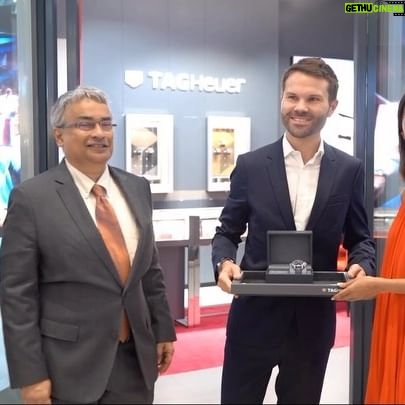 Stephanie Siriwardhana Instagram - TAG Heuer Boutique SL, affiliated to Sri Lanka’s premier high-luxury jewellery and watch retailer CJS, celebrated the 60th anniversary of one of TAG Heuer’s most acclaimed and iconic models; the Carrera Chronograph on 26 July 2023. In lieu of the Carrera anniversary celebrations, a special event was held at the TAG Heuer SL Boutique at One Galle Face. The occasion saw CJS CEO and local TAG Heuer Retail Partner - Akram Cassim welcoming General Manager - TAG Heuer Middle East - India & Africa · LVMH Watches & Jewellery - Brice Tchaplyguine, along with Area Sales Director for TAG Heuer in Southeast Asia - Hisham Al Jamaan. A special presentation of a Carrera Chronograph was also made to Popular Sri Lankan singer/songwriter Yohani De Silva, for her contributions to the Sri Lankan music industry. #tagheuer #carrera #60yearsofcarrera #cjs #colombojewellerystores