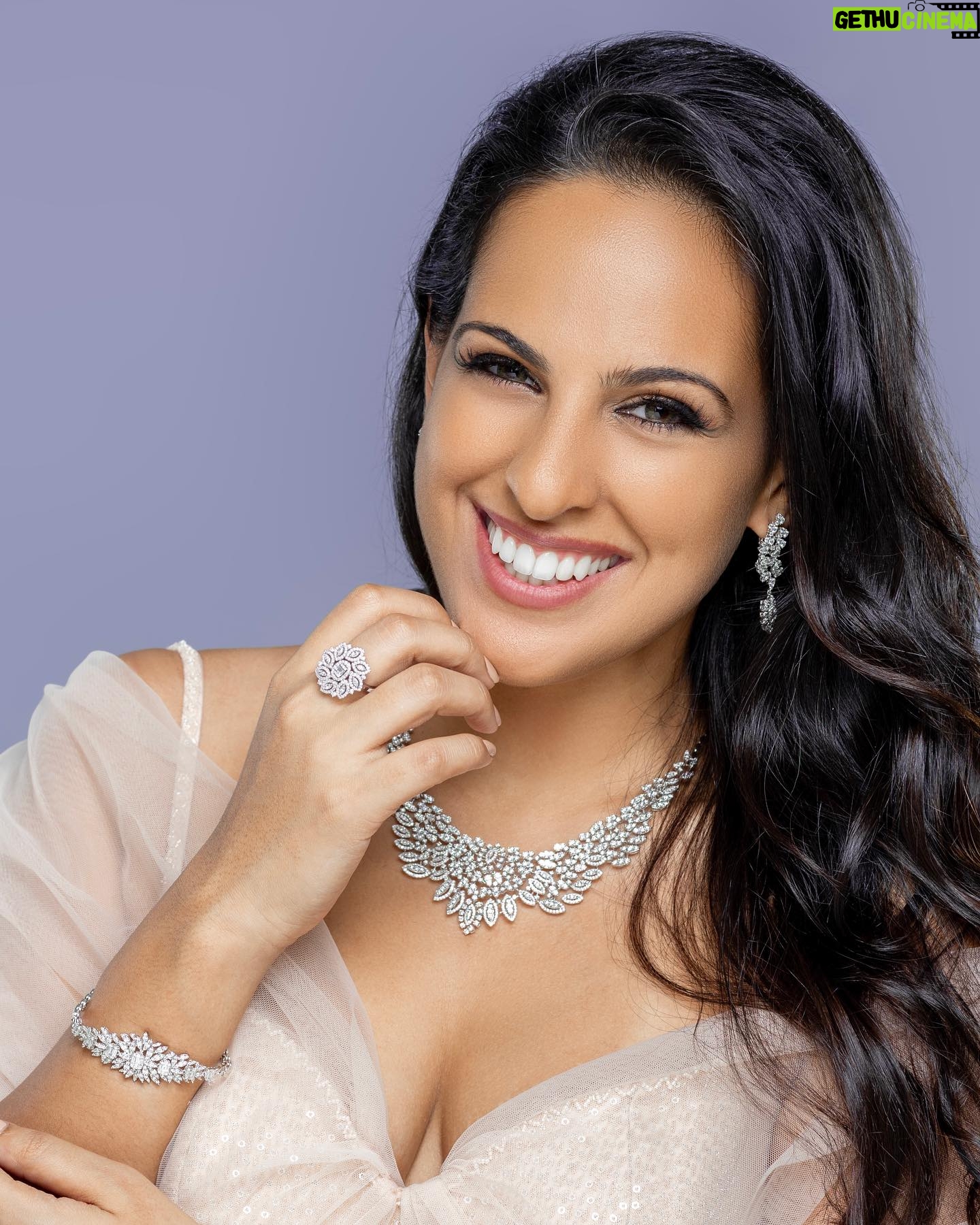 Stephanie Siriwardhana Instagram - Embrace the grace of an angel with our illustrious brand ambassador, Stephanie, wearing our 18kt white gold ‘Angel’ necklace, featuring VVSI diamonds. Walk like an angel, shine like a star. Stephanie’s unique flair and passion for excellence mirror the essence of Pure Gold’s exquisite jewelry. Shine bright like her with Pure Gold Jewelry. ✨💍 Explore the new collection at Pure Gold. Jewelry: @puregoldbytiesh Clothing : @brides_of_indi Styling : @judegayantha #PureGoldByTiesh #goldjewellery #TimelessAdornments #GoldenTouches #JewelryLover #LuxuryEveryday #jewellery #bridaljewellery #fyp #lk #srilanka #statementpieces #accessories