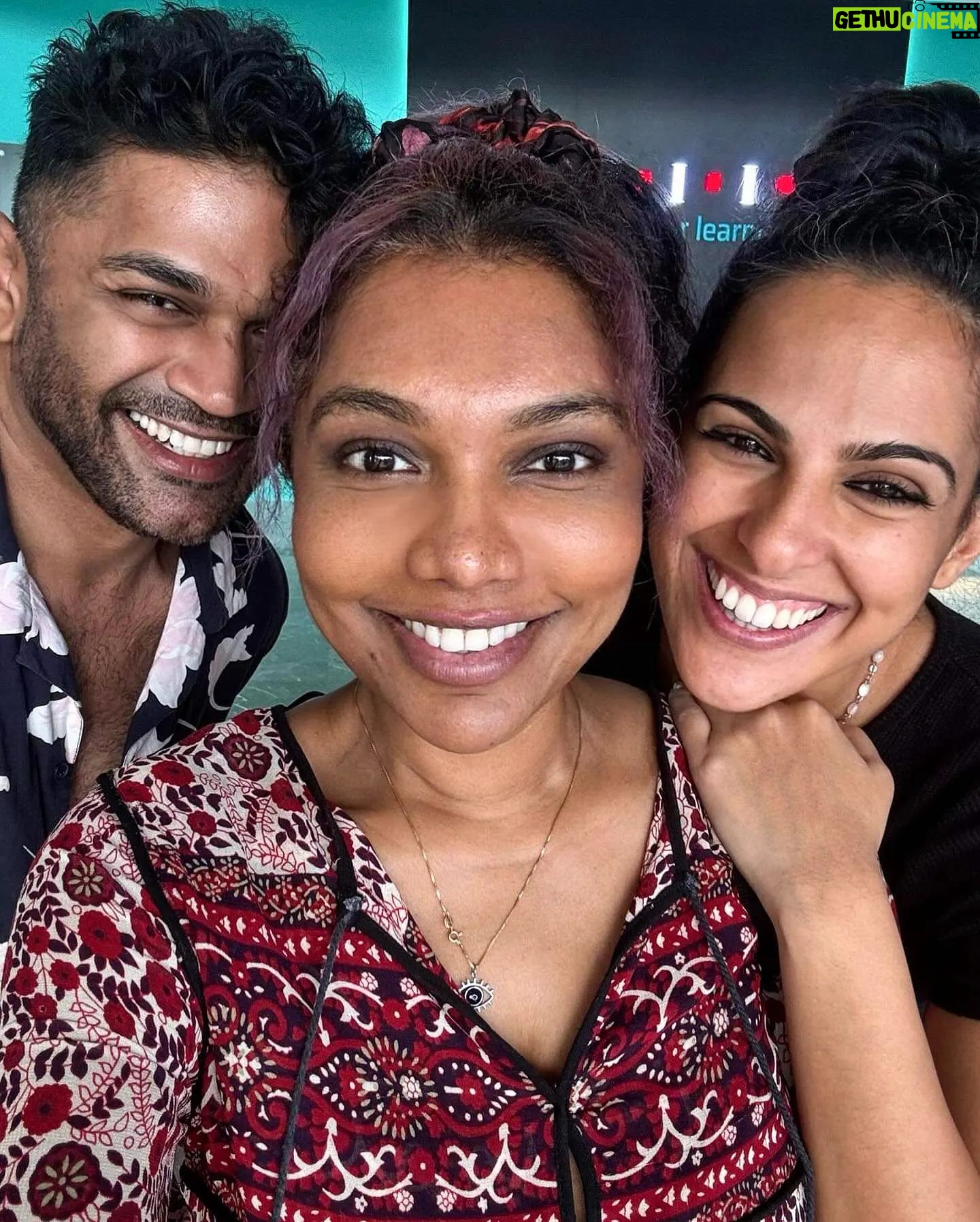 Stephanie Siriwardhana Instagram - We're like a three-person comedy show - except there's no script, and the punchlines are all food related. .