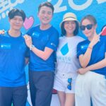 Stephy Tang Lai-Yan Instagram - 點滴揹水行2024圓滿結束🩵 一早起床 天氣超級好🌞 3公里大家聊聊天拍拍照很快就行完 簡單的行動大大的意義 感謝大家的支持與陪伴❤️ 大家會繼續陪我行「樂」去嗎？ @adropoflife #點滴是生命 #點滴揹水行樂去 #好日子 #佛誕吉祥 #圖四你係邊位
