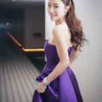 Stephy Tang Lai-Yan Instagram - 💜💜💜 Do you like purple ? @maisonvalentino Make Up : @cyruslee_bridal_makeup Hair : @myos_ritzlam Styling : @queenie_yu #qystyling