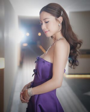 Stephy Tang Lai-Yan Instagram - 💜💜💜

Do you like purple ?

@maisonvalentino 

Make Up : @cyruslee_bridal_makeup 
Hair : @myos_ritzlam 
Styling : @queenie_yu #qystyling