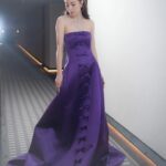 Stephy Tang Lai-Yan Instagram - 💜💜💜 Do you like purple ? @maisonvalentino Make Up : @cyruslee_bridal_makeup Hair : @myos_ritzlam Styling : @queenie_yu #qystyling
