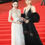 Stephy Tang Lai-Yan Instagram - On the red carpet ❤️ 非常感謝品牌的贊助✨ 還有我整個團隊的幫忙 讓我可以美美走在紅地氈上😊 Thank you😘 Wardrobe : @stellamccartney Heels: @giuseppezanotti Jewellery: @bulgari Make Up : Cyrus Lee @cyruslee_bridal_makeup Hair: @myos_ritzlam Styling: @queenie_yu #hongkongfilmawards
