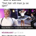 Stina Wollter Instagram – Sju år sen idag. Let’s Dance. Jag å Tobias och en jive och Dolly Parton. 

(Jag måste ju posta lite ofarliga gulliga grejer eftersom jag är begränsad här på instagram)