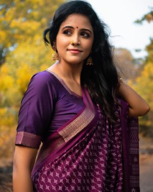 Subiksha Instagram - Me and my saree – A match made in heaven! 💜✨

Photography : @thephotopeople_chennai 
Saree , Makeup & hair : @lk_makeup_trainer 
Jewellery : @jewelhub_chennai 

#pic #picoftheday #Insta #instapic #Photo #Hot #photoshoot #selflove #subhiksha #Actress #subikshakrishnan #sk #viral #reels #trending #SouthIndianActress #explore #follow #heroine #saree #chennaiponnu #sareegirl